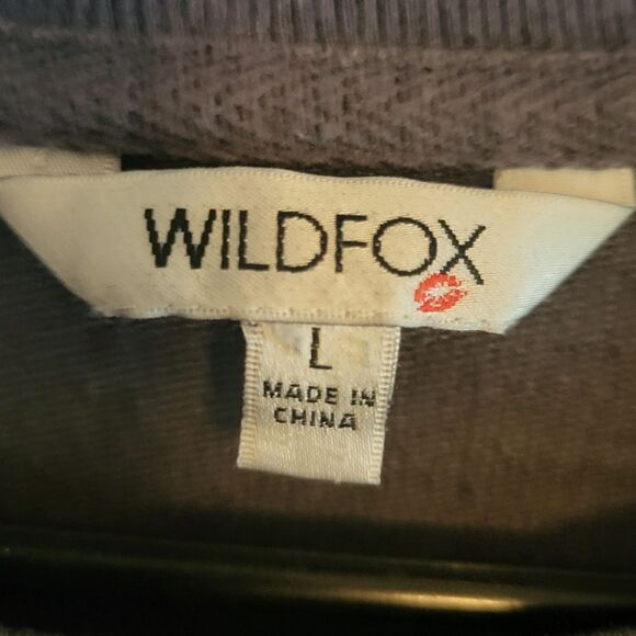 Wildfox Easy Does It Rainbow Graphic Womens Sweatshirt, L - Picture 5 of 5